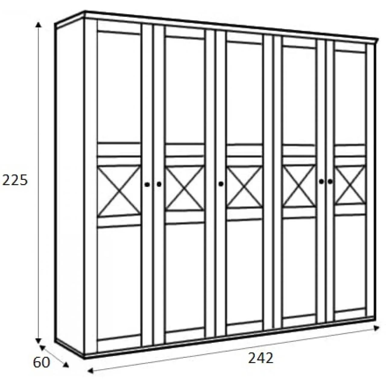 Шафа Гербор Тіна SZF5D Сосна каньйон/Дуб сонома трюфель (GRB-1455) - фото 5