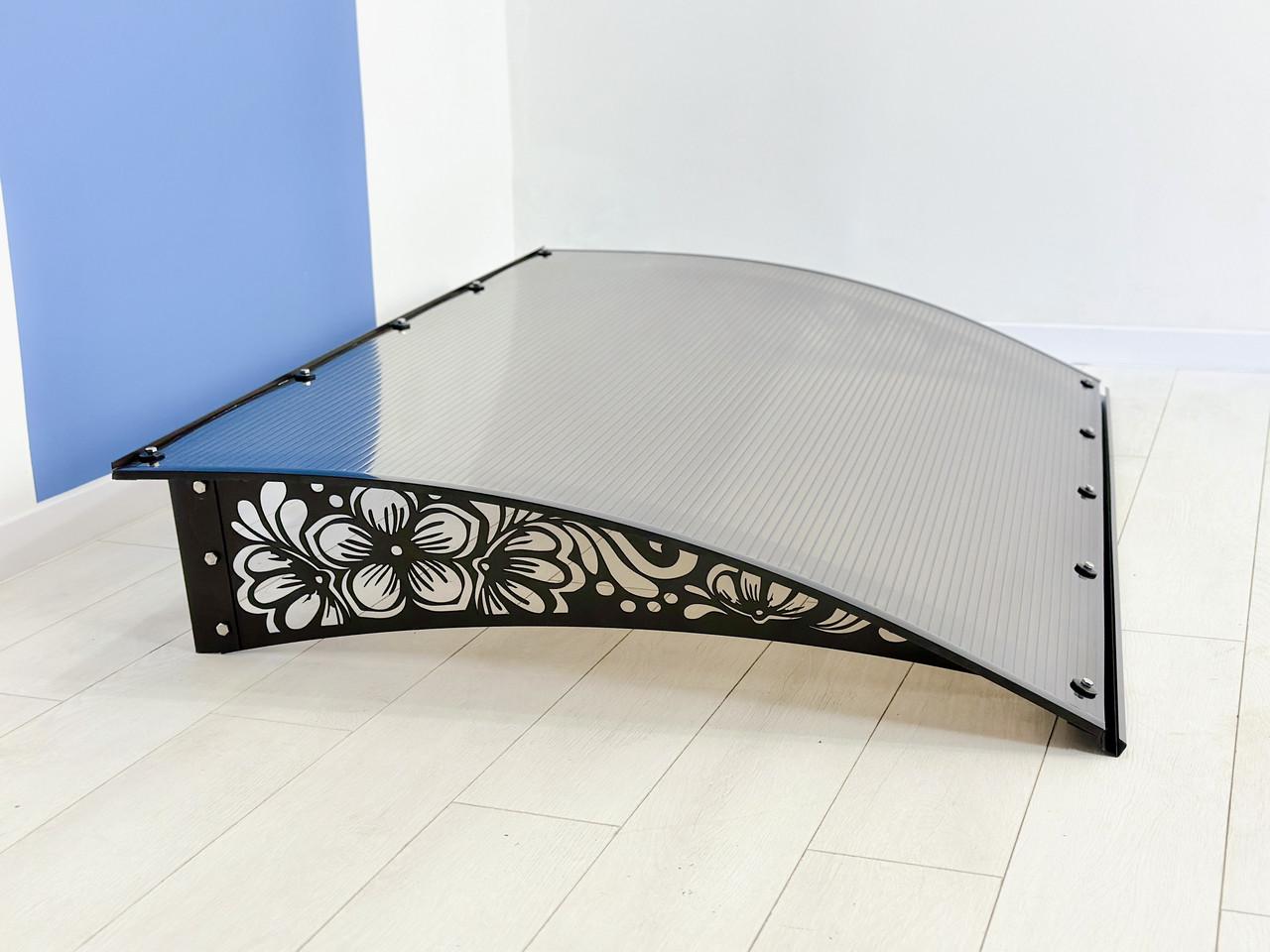 Навес-козырек Prime Цветы 2 сотовый поликарбонат 8 мм 150х100 см (2042406) - фото 5 Навес-козырек Prime Цветы 2 сотовый поликарбонат 8 мм 150х100 см (2042406) - фото 5