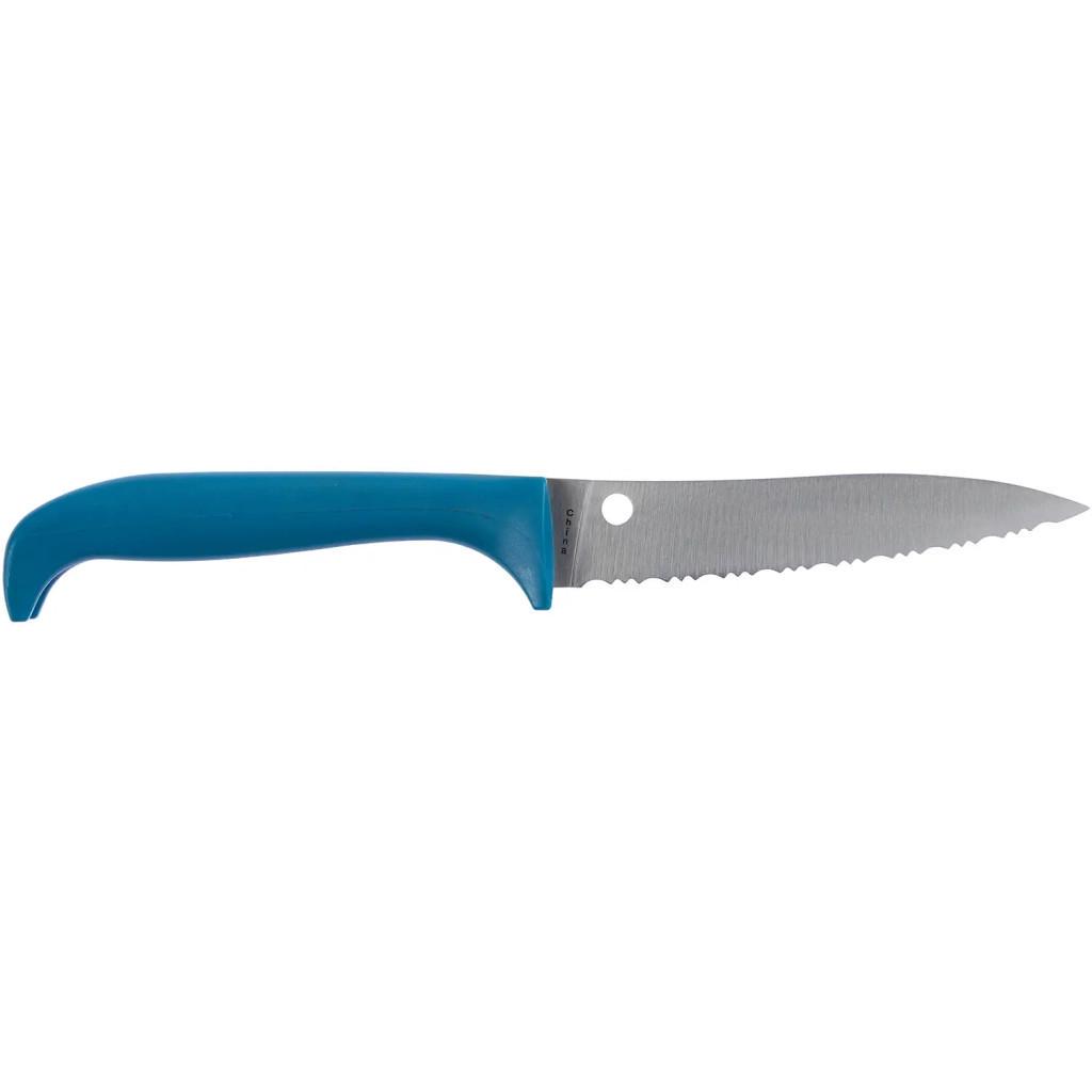 Ніж мисливський Spyderco Counter Puppy Serrated Blue (K20SBL) - фото 2 Ніж мисливський Spyderco Counter Puppy Serrated Blue (K20SBL) - фото 2