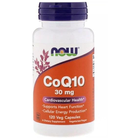 Коензим NOW Foods CoQ10 30 мг 120 Veg Caps