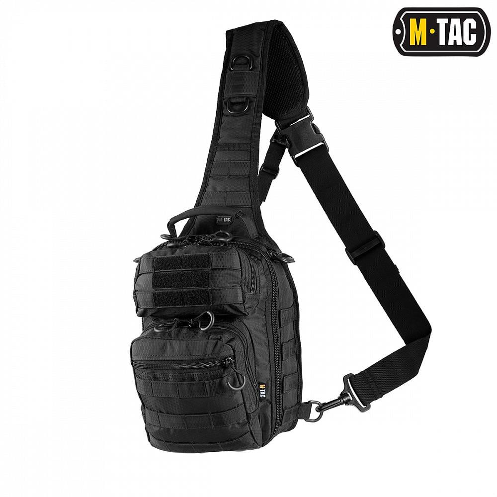 Сумка тактическая через плечо M-TAC Urban Line City Hunter Hexagon Bag Black (9157) - фото 11
