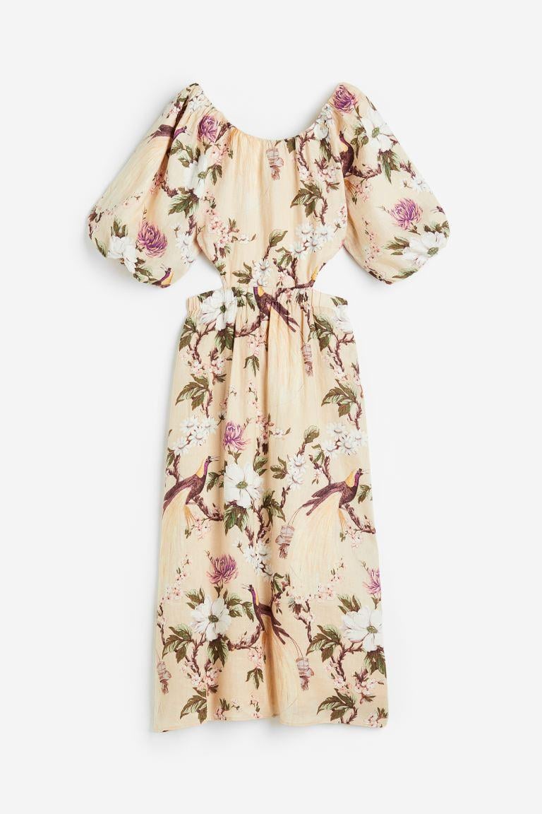 Платье льняное S Комбинированный (1154524wer)