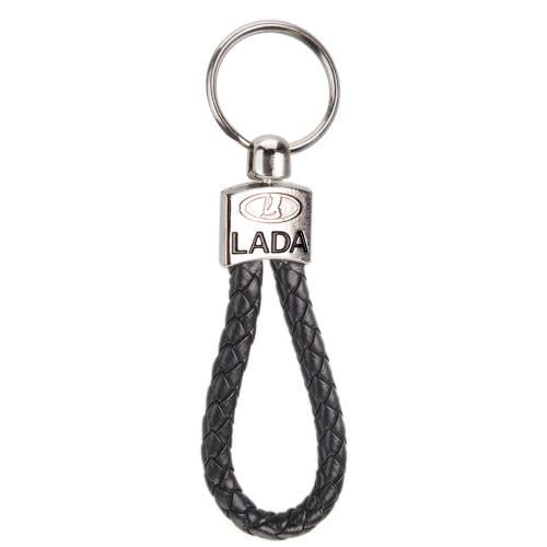 Брелок Lada искусственная кожа плетёный