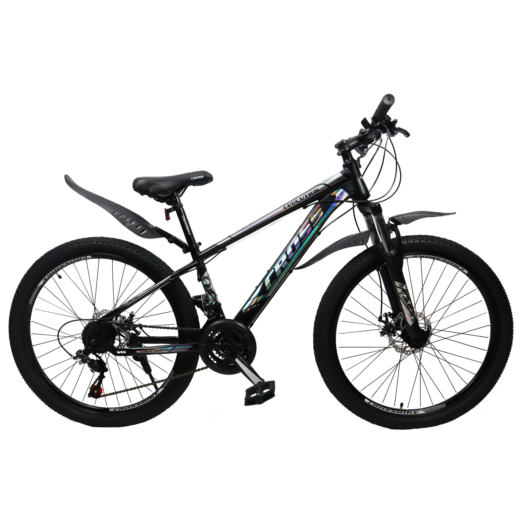 Велосипед горный Cross Evolution 2022 MTB 26" 13" Черный (79b75fd7)