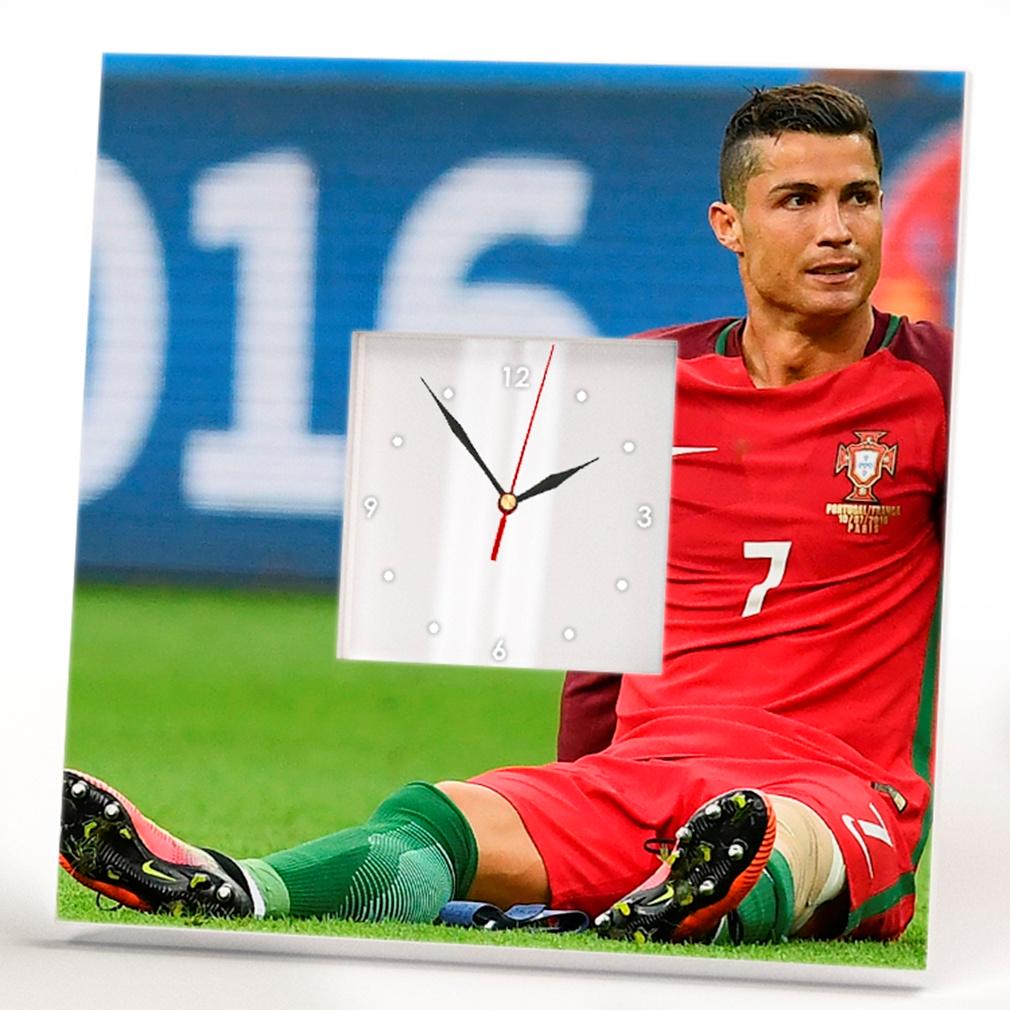 Часы с фото Криштиану Роналду 260x260 мм (C03088)