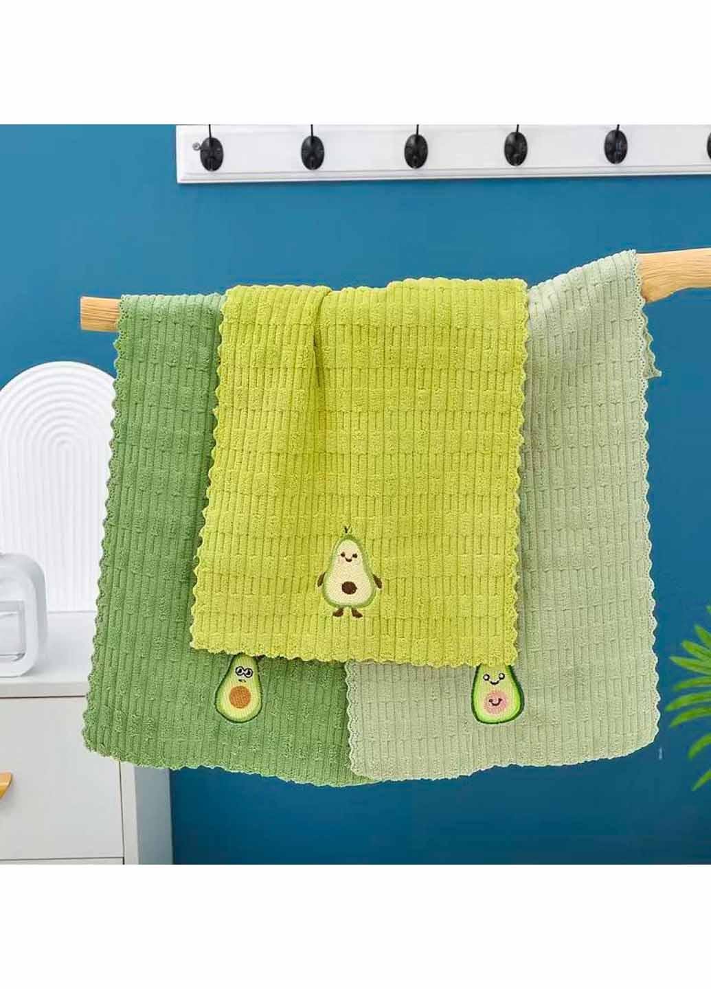 Набор кухонных салфеток микрофибра 3 шт. 50х25 см