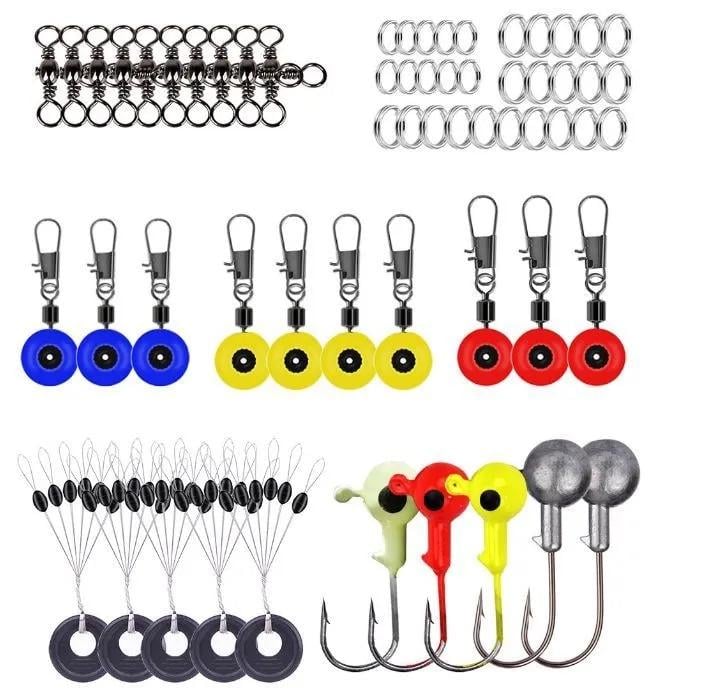 Набор рыболовных снастей для пресноводных рыб 206 шт. - фото 3