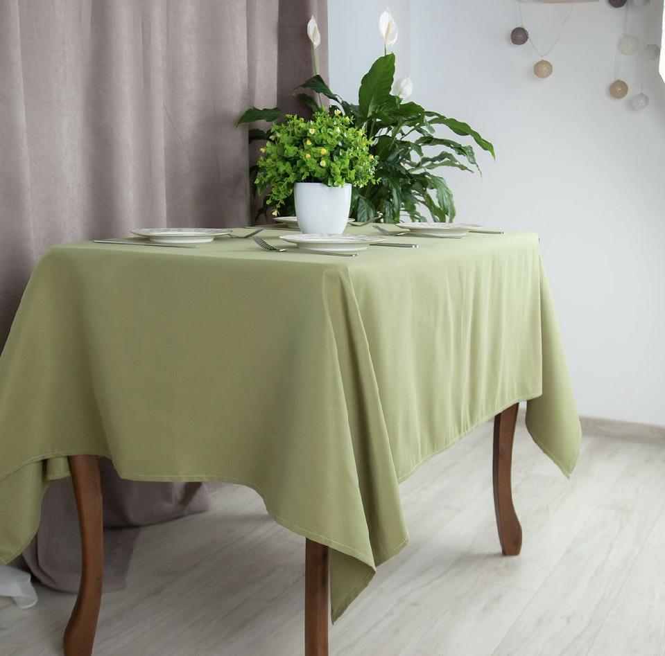 Скатертина водовідштовхуюча 150x150 см Оливковий