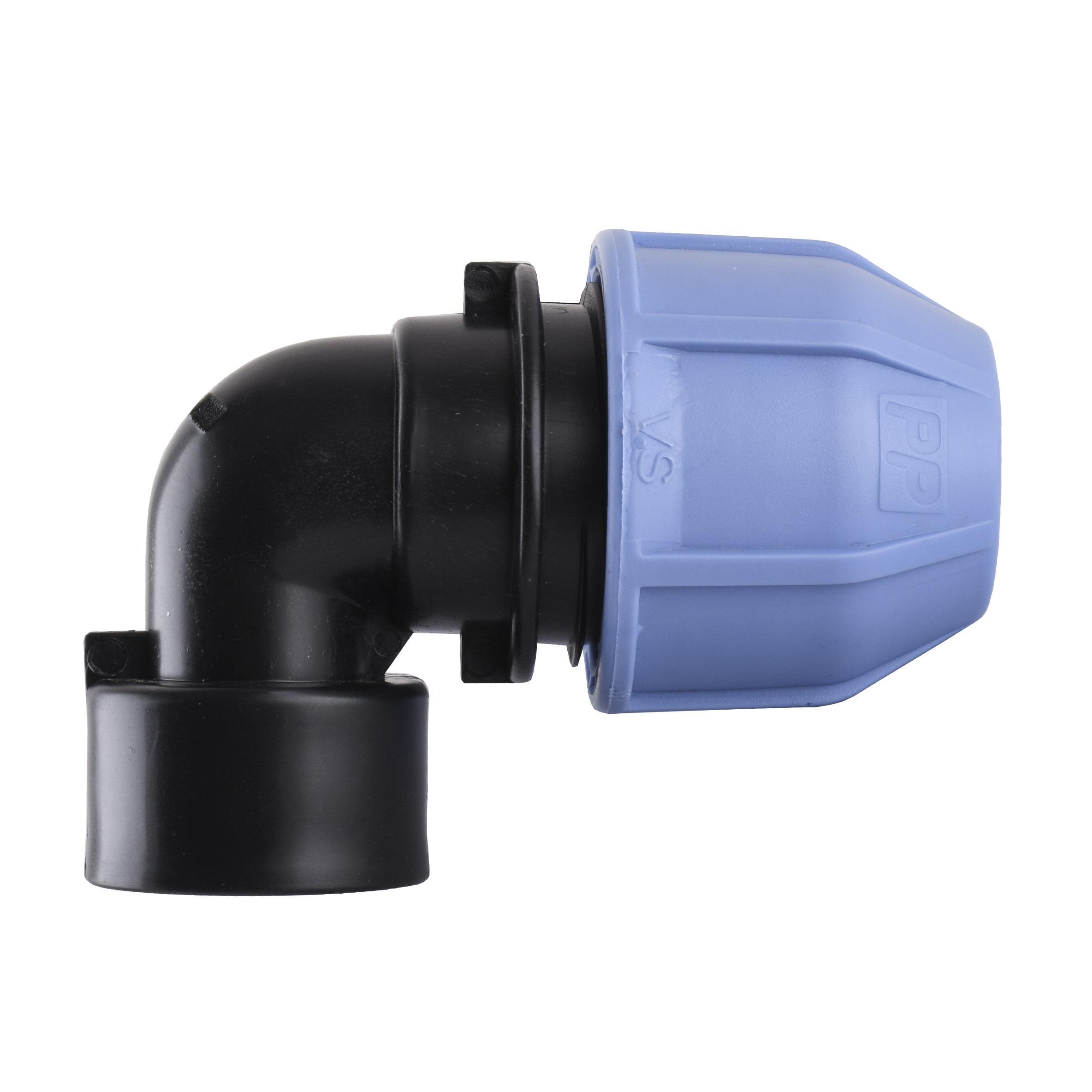 Колено ПНД Vsplast 25 мм x 3/4" ВР 4002 (000005442)