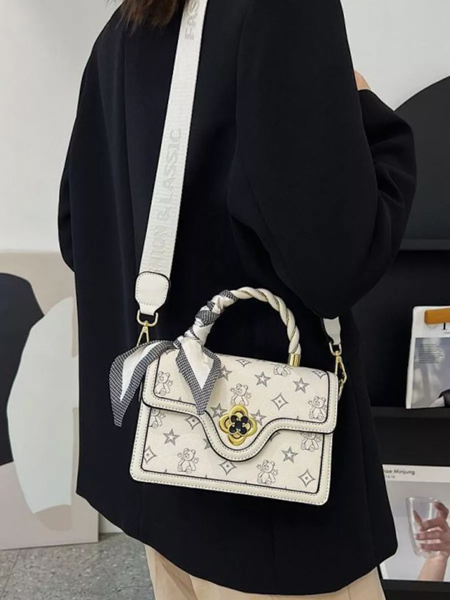 Сумка-клатч женская Beibaobao через плечо Белый (878763) - фото 5 Сумка-клатч женская Beibaobao через плечо Белый (878763) - фото 5