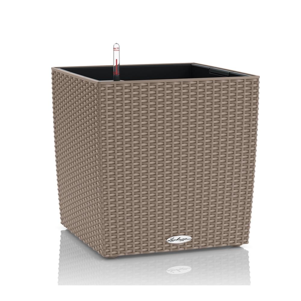 Розумний вазон Lechuza Cube Cottage 30 12 л Пісочно-коричневий (15356)