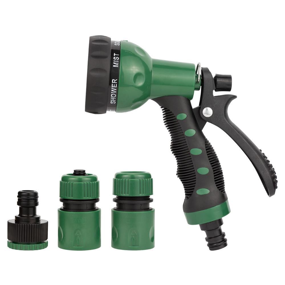 Набор для полива Grad пистолет-распылитель 7-ми режимный 2 коннектора с адаптером ABS/TPR (5012505)