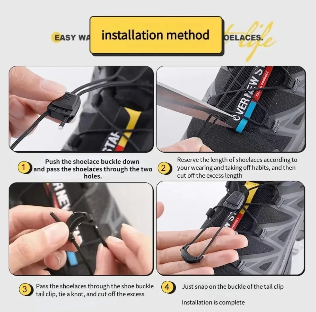 Шнурки з фіксатором для взуття Salomon 160 см (2418053511) - фото 4 Шнурки з фіксатором для взуття Salomon 160 см (2418053511) - фото 4