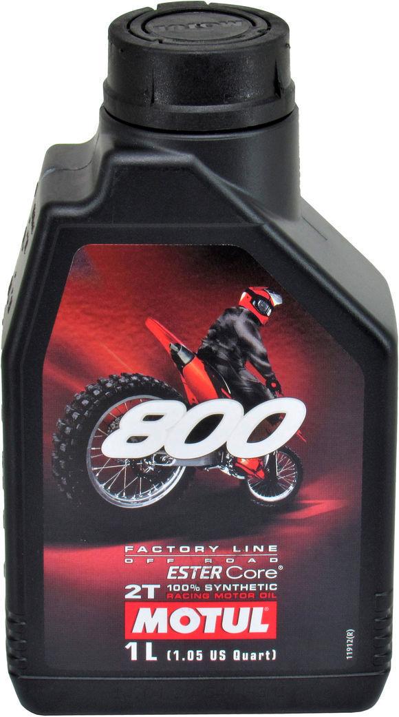 Моторное масло Motul 800 Factory Line Off Road бензин 2T 1 л (1400435)
