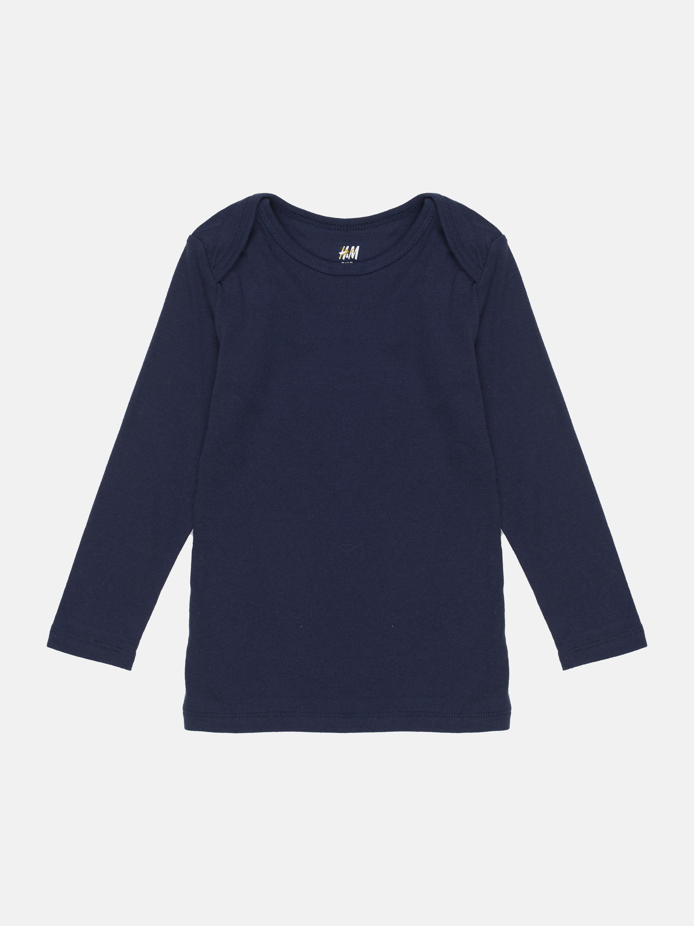 Лонгслив H&M 56 см Темно-синий (15027340272)