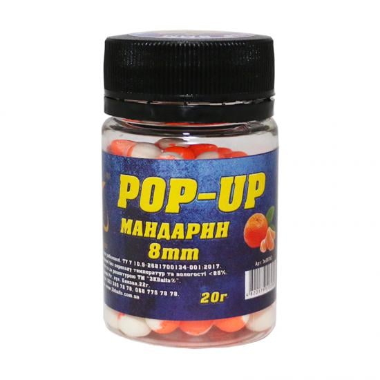 Бойл плаваючий 3KBaits Pop-up Мандарин 8 мм 20 г (3KB1347)
