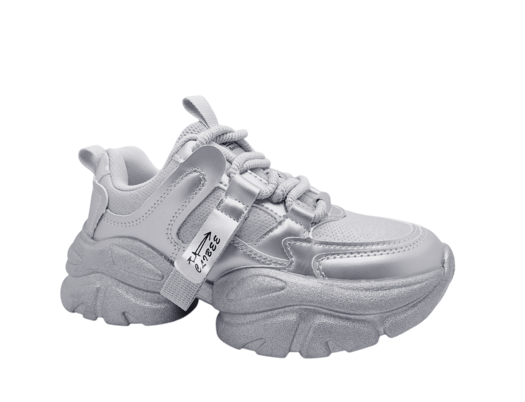 Кросівки для дівчаток Clibee EC3380/38 р. 38 Сірий - фото 2