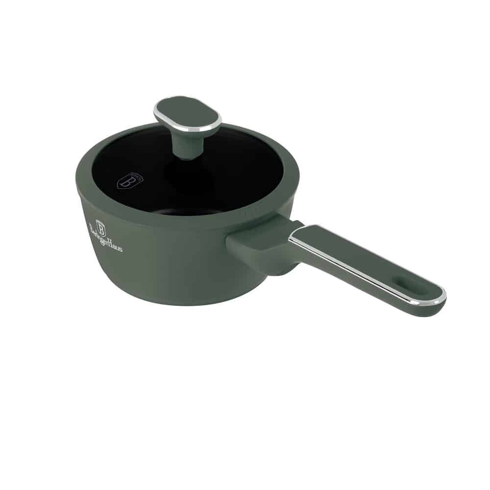 Ковш с крышкой Berlinger Haus Soft Touch с паровыпуском 16 см 1,2 л Зеленый (2529782682) - фото 2 Ковш с крышкой Berlinger Haus Soft Touch с паровыпуском 16 см 1,2 л Зеленый (2529782682) - фото 2