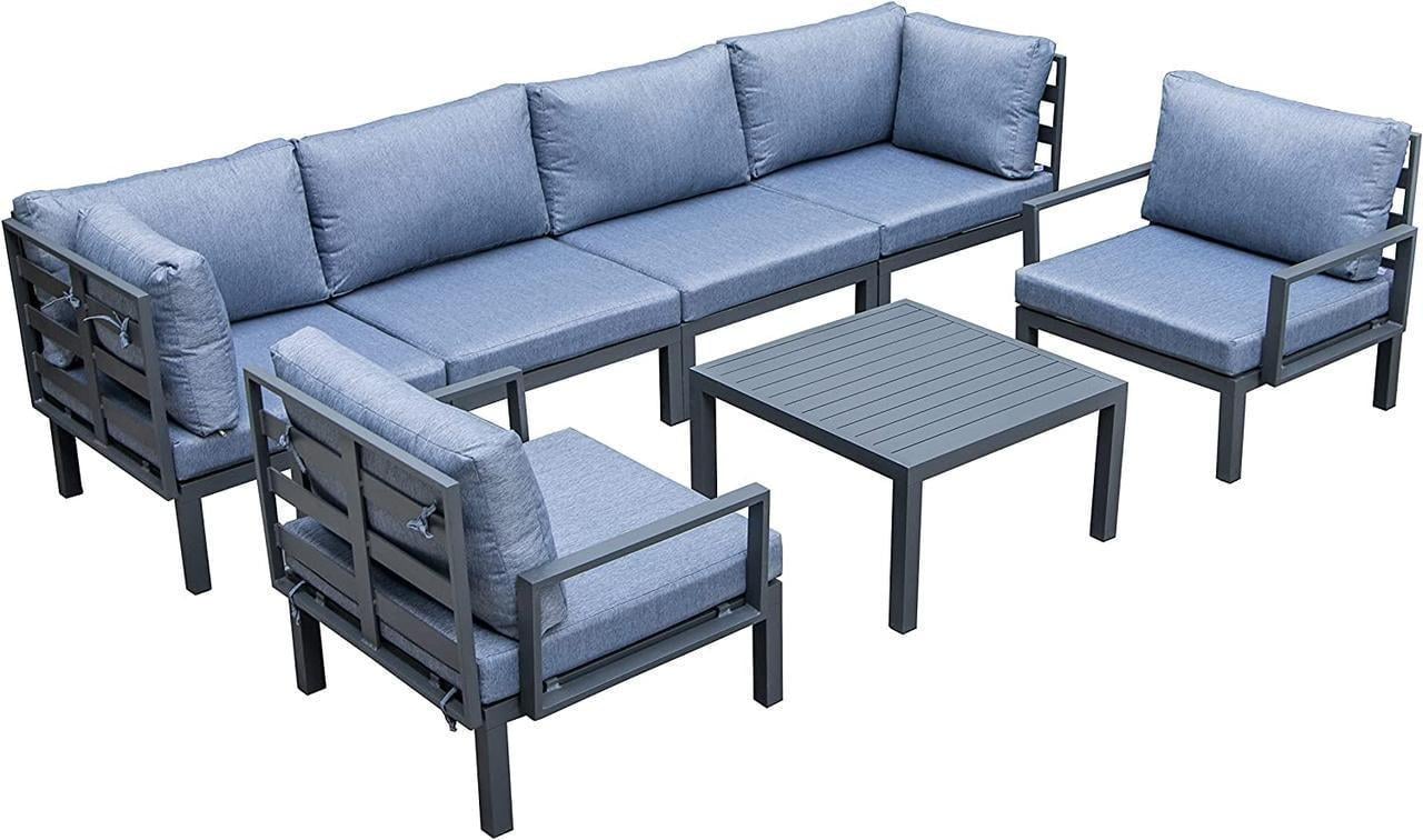 Комплект уличной мебели мягкой Loft с металлическим каркасом (KS-1401-NM)