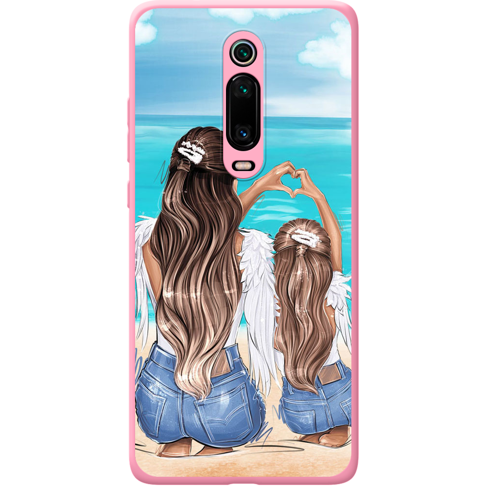 Чехол BoxFace Xiaomi Mi 9T / Mi 9T Pro Family Vacation Розовый силикон (37376-up2380-43049)