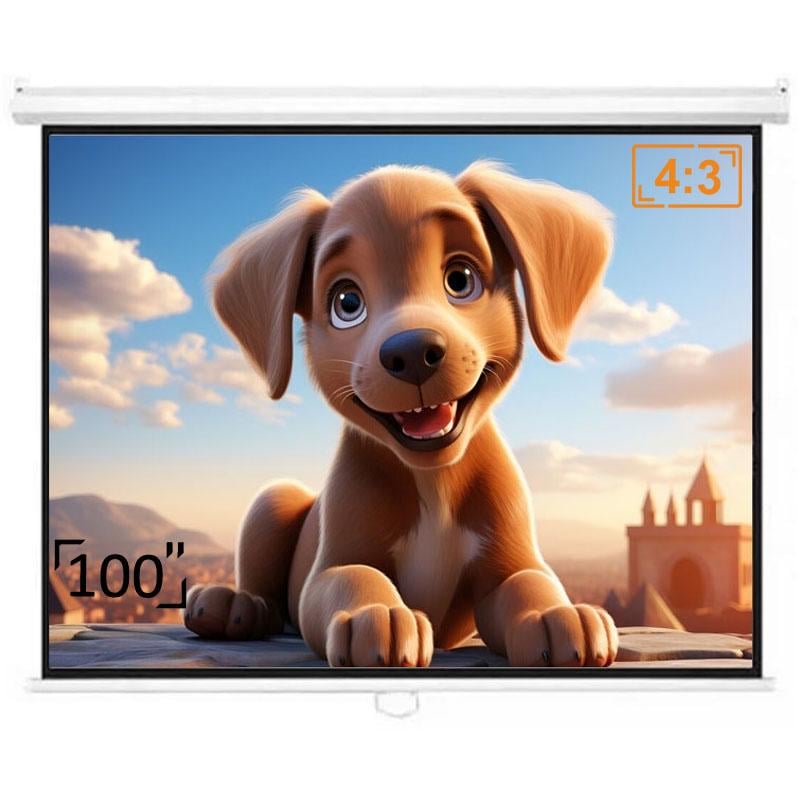 Экран для проектора ATRIA MWM-NTSC-100D настенный 100" 203x153 см 4:3 (tf2712)