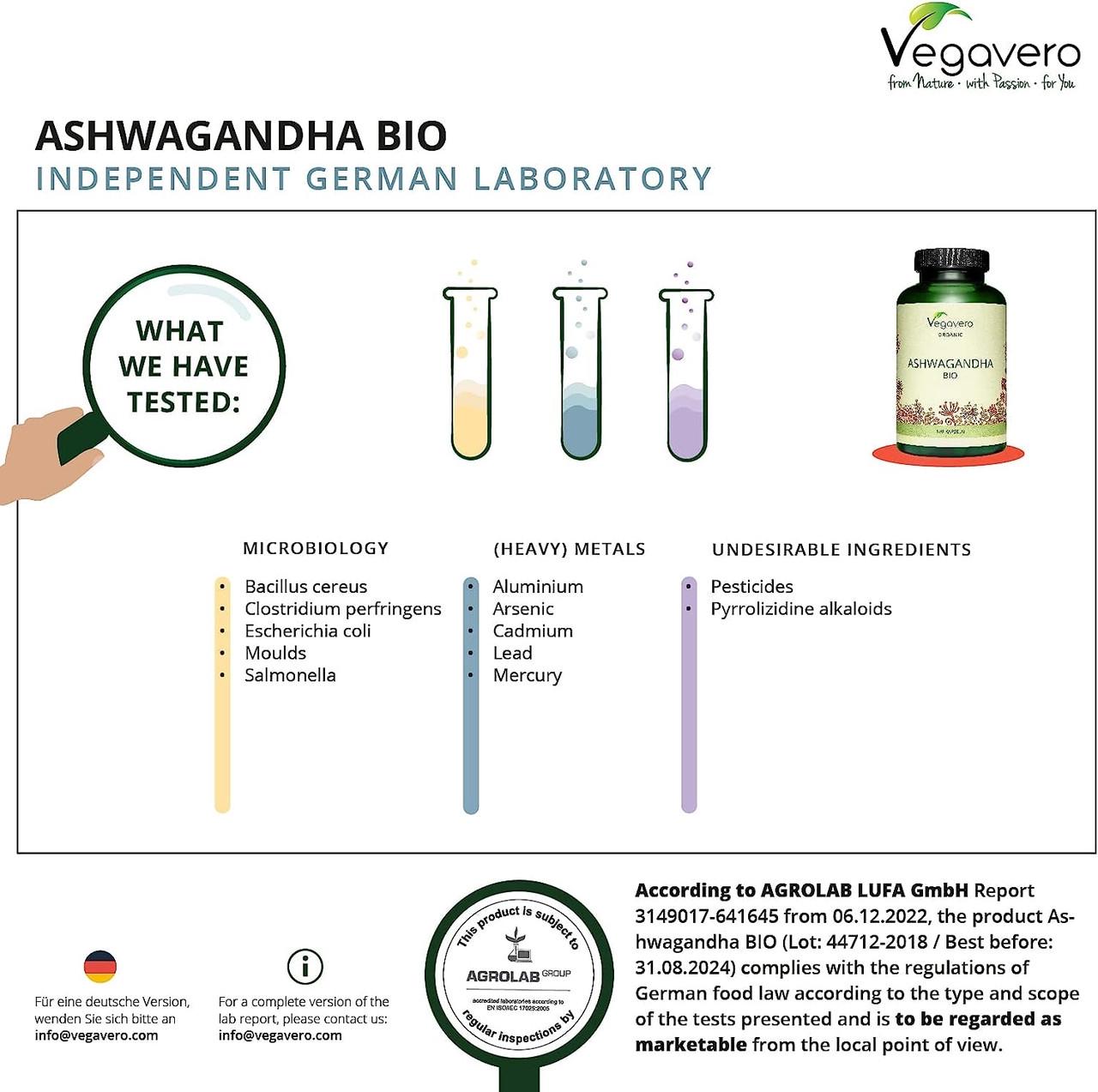 Витамины для иммунитета Vegavero Ашваганда Органическая 600 мг 90 капс. (500942) - фото 5 Витамины для иммунитета Vegavero Ашваганда Органическая 600 мг 90 капс. (500942) - фото 5