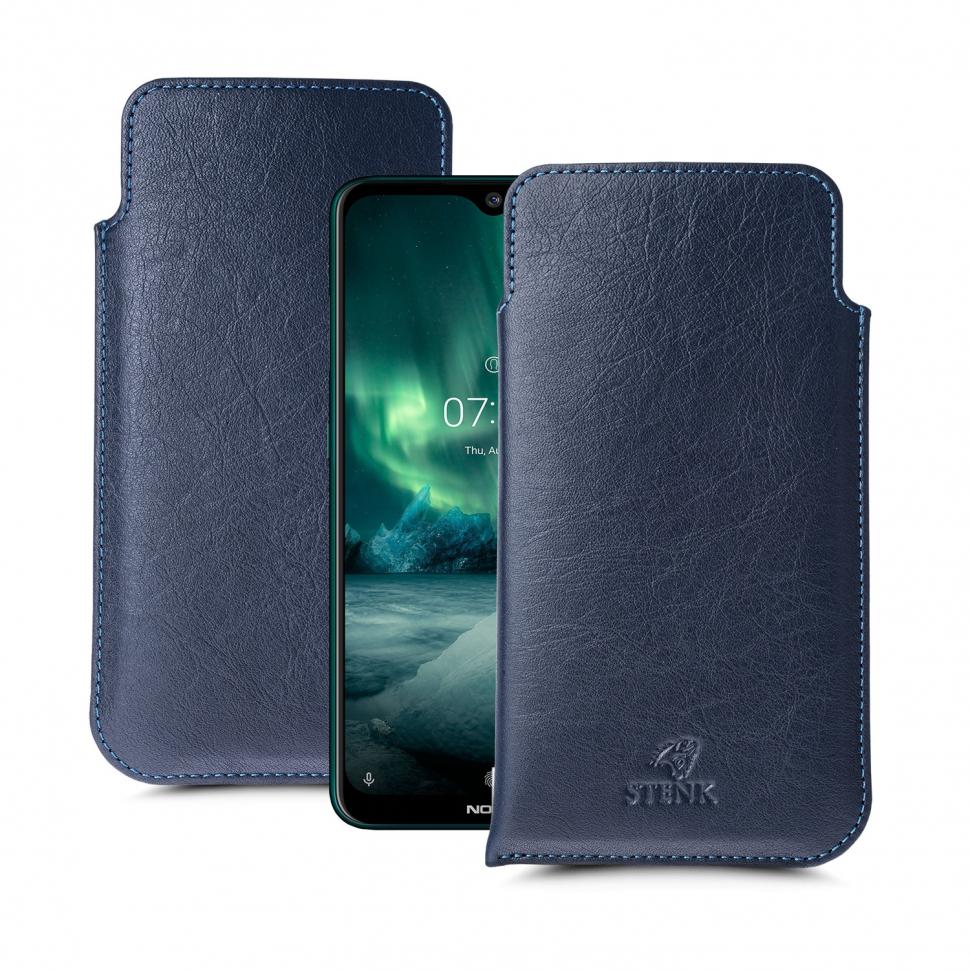 Футляр Stenk Elegance для Nokia 7.2 Синий (64560)