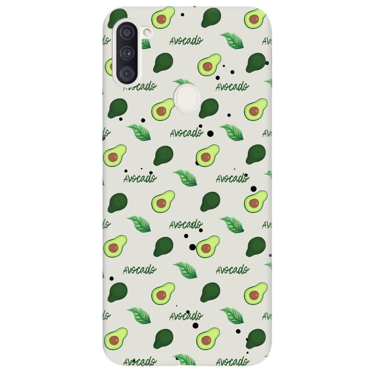 Силиконовый чехол Zorrov для Samsung Galaxy A11 - Avocado (14140080248111677)