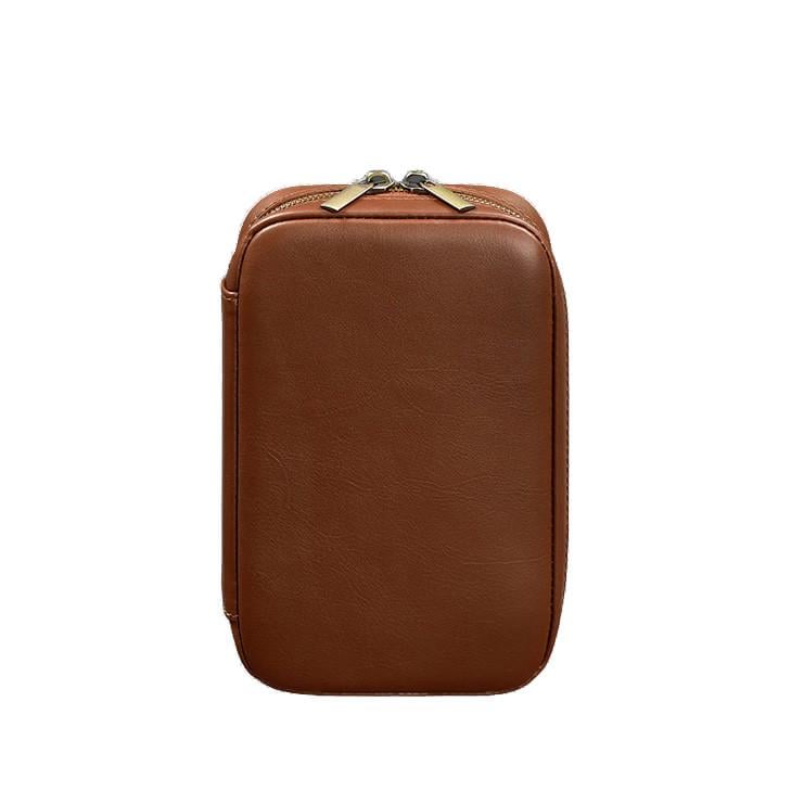 Органайзер для дротів шкіряний дорожній 7.0 краст Світло-коричневий (A-027769)