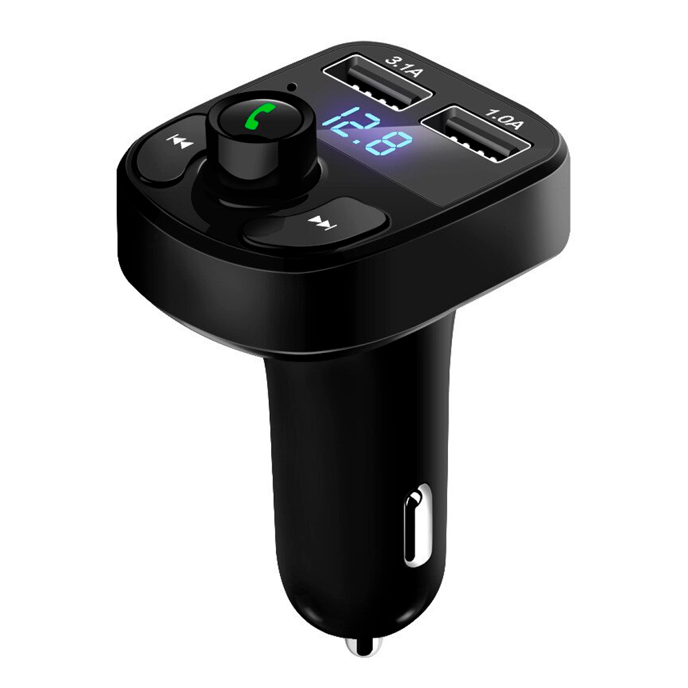 FM-модулятор автомобільний CAR Bluetooth 2хUSB microSD гучномовець до 10 м (29896021) FM-модулятор автомобільний CAR Bluetooth 2хUSB microSD гучномовець до 10 м (29896021)