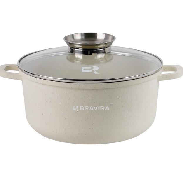 Кастрюля BRAVIRA SandLight круглая 3,3 л (BR8007-22)