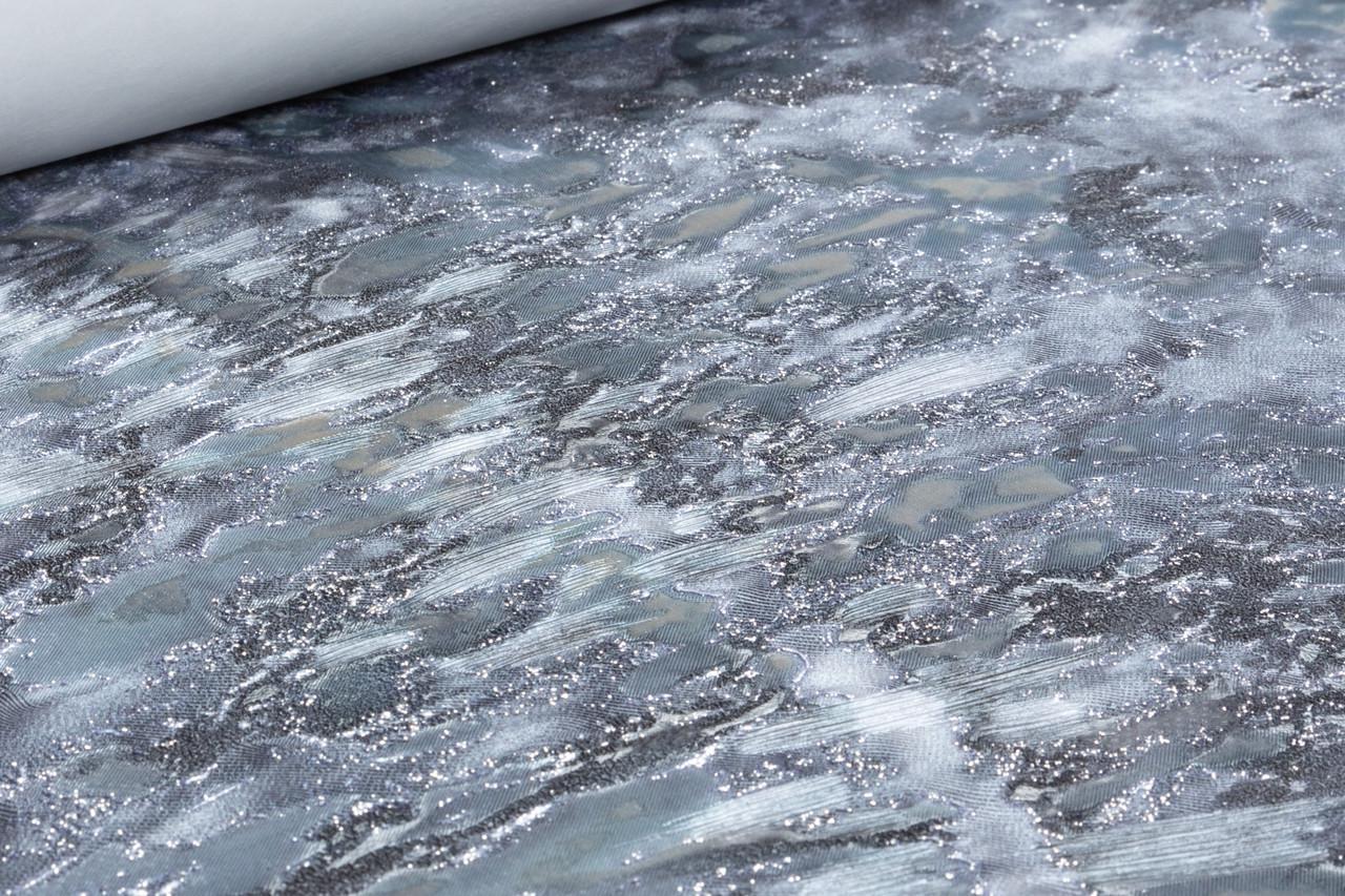 Обои флизелиновые LeGrand Platinum Астролит 1620-03 Декор винил горячего тиснения 1,06х10,05 м Темно-синий