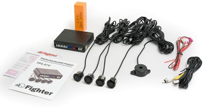 Парковочный радар Fighter FPS-01V Silver (13772)