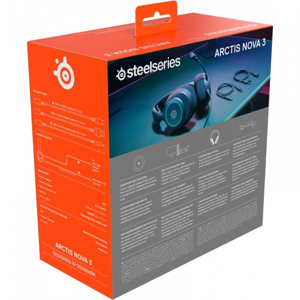 Навушники SteelSeries Arctis Nova 3 Black (61631) - фото 9