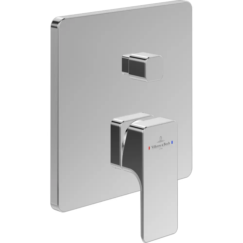 Смеситель скрытого монтажа для ванны/душа Villeroy&Boch Subway 3.0 TVS11200300061 Хром (34783273)