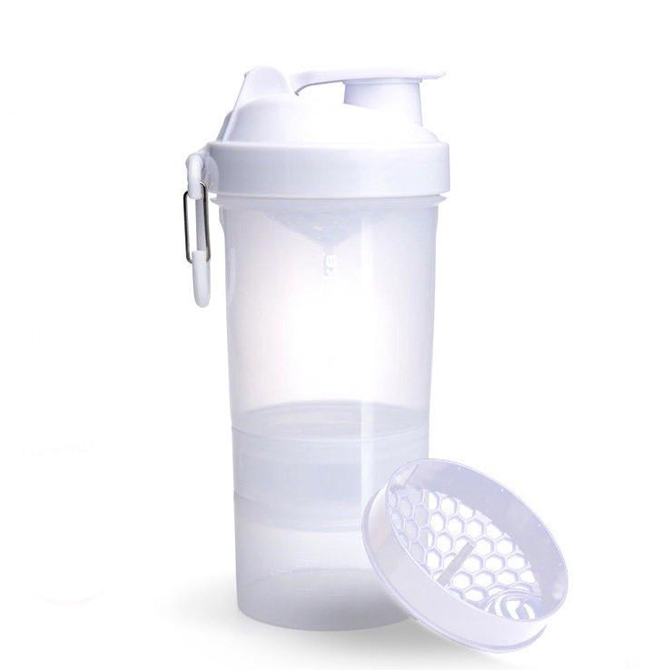 Шейкер спортивний SmartShake Original2GO 600 мл Pure White - фото 2