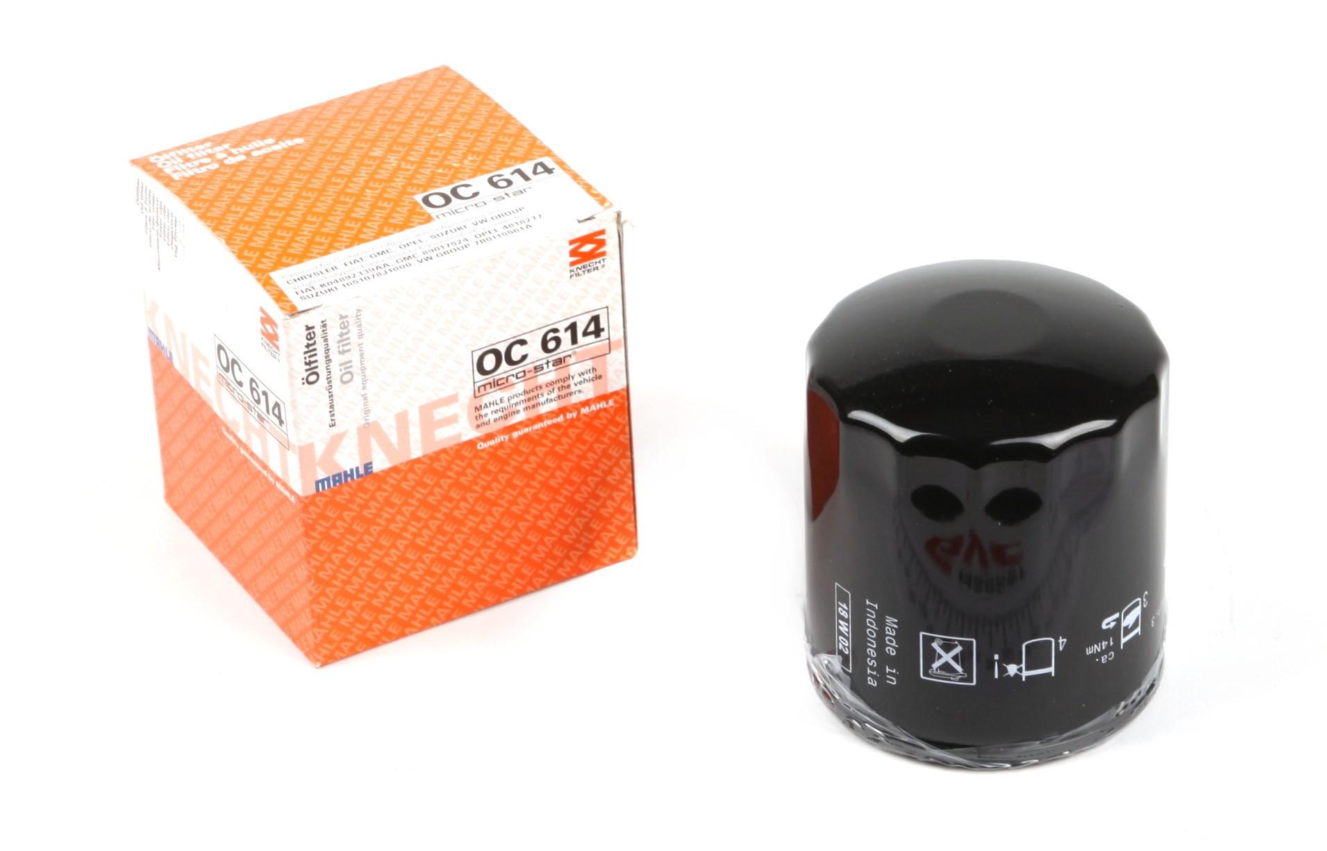 Фильтр масляный KNECHT для Chrysler Avenger/Calibre/Patriot 06- (OC (614)