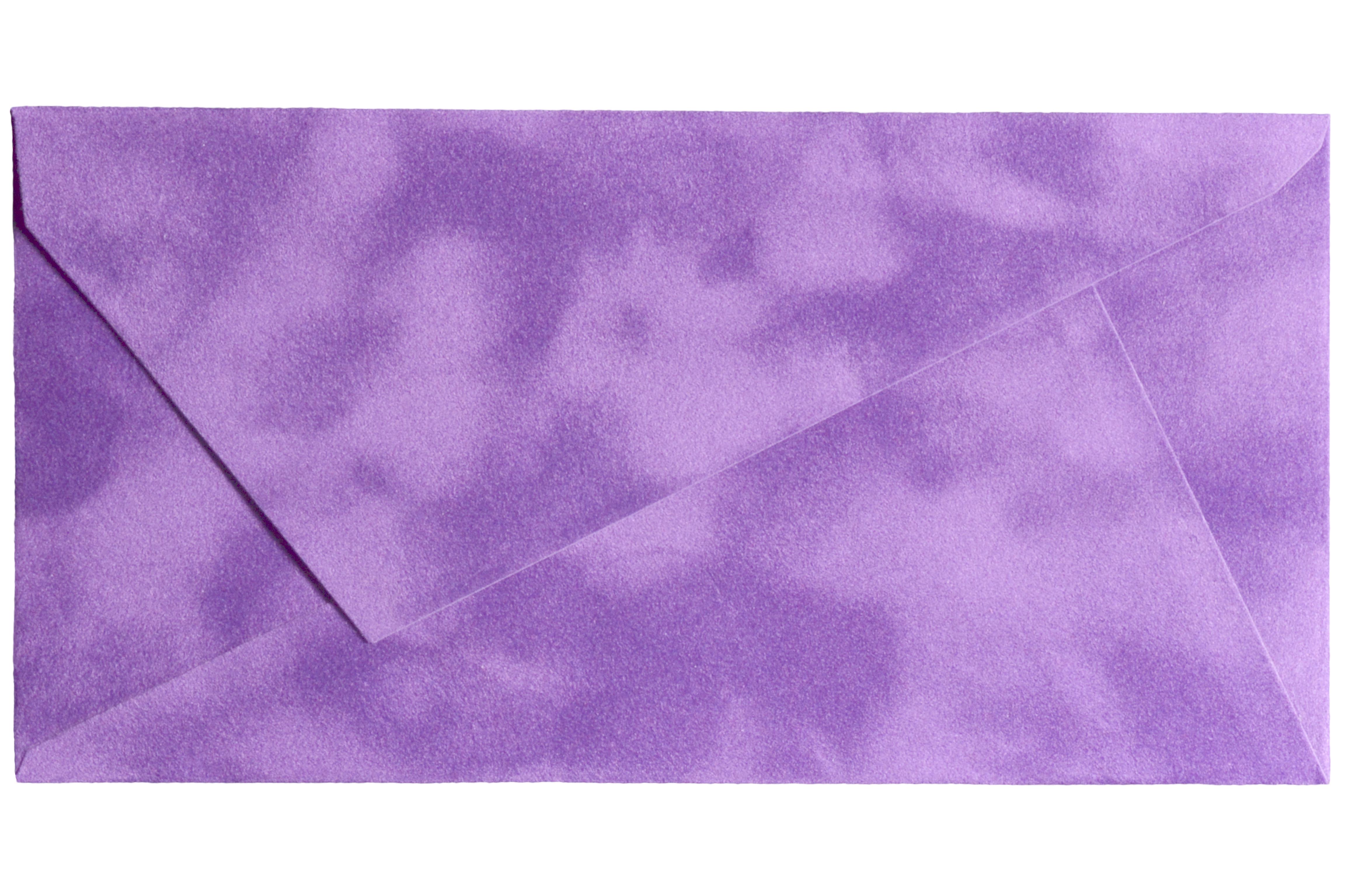 Конверт для денег бархатный с легким мраморным эффектом 22х11 см Сиреневый (417436404)