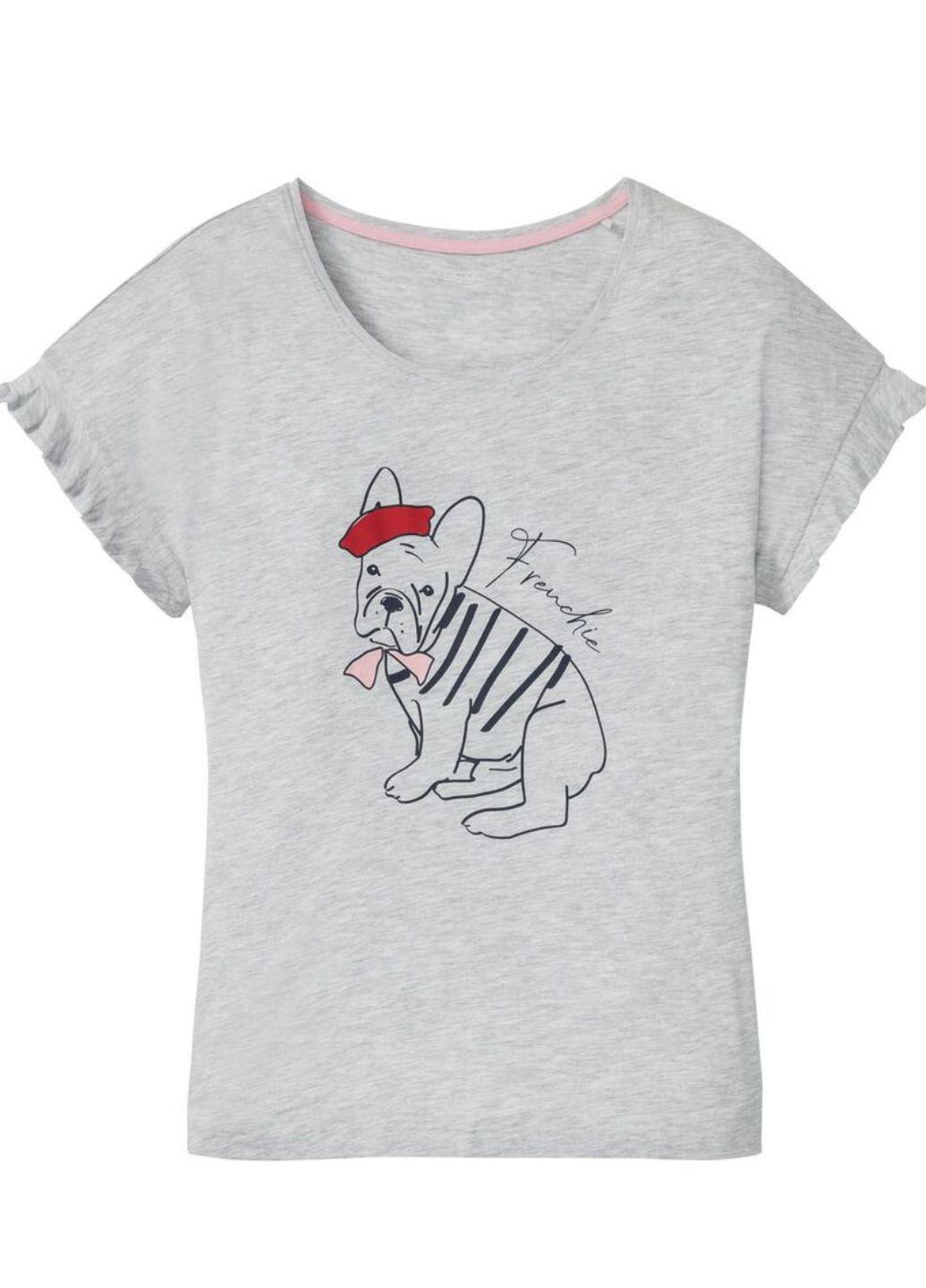 Піжама жіноча Esmara шорти та футболка бавовна L р. 50-52 (VWP200GB_L) - фото 2 Піжама жіноча Esmara шорти та футболка бавовна L р. 50-52 (VWP200GB_L) - фото 2