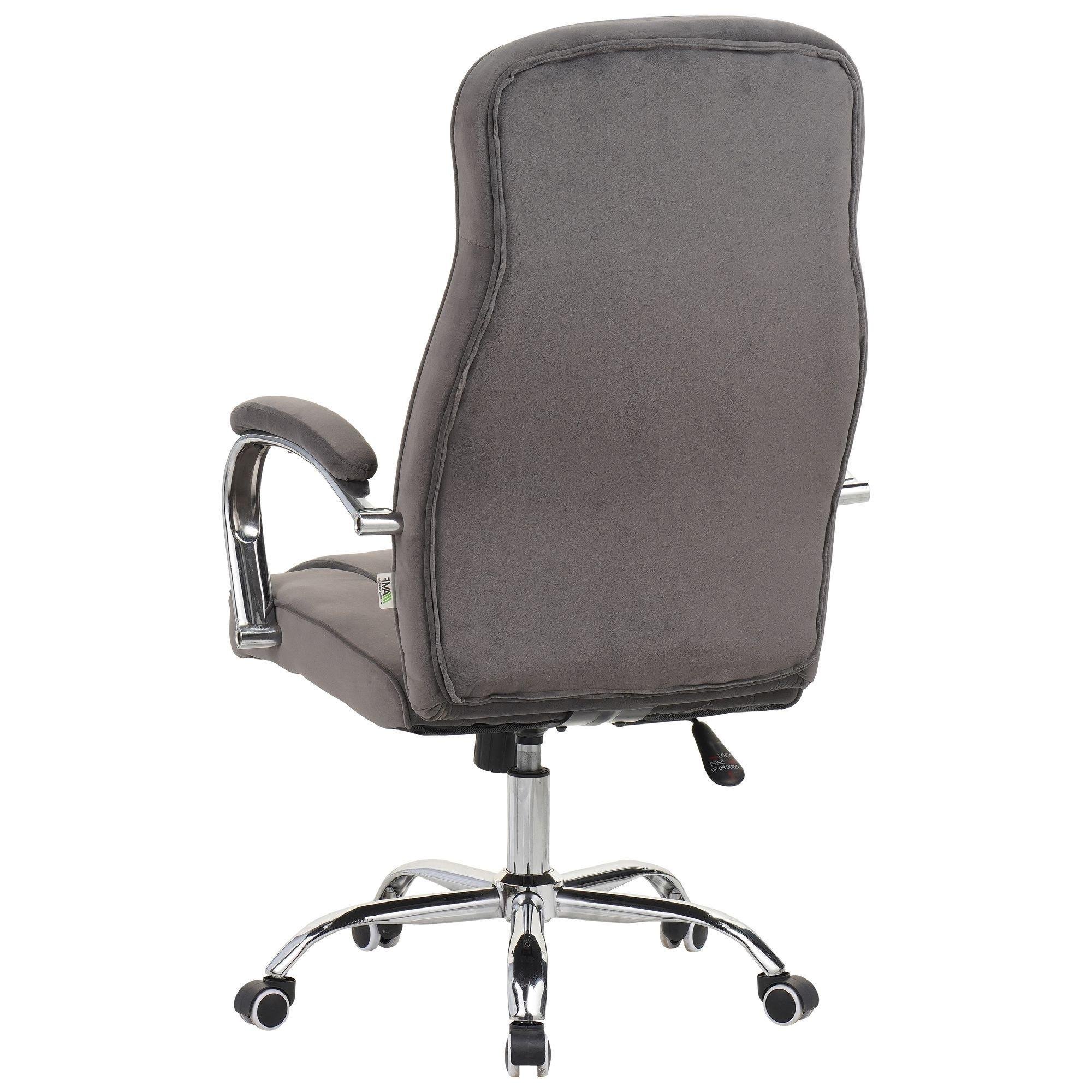 Офісне крісло керівника AMF Oliver Tilt велюр Сірий (554018) - фото 2 Офісне крісло керівника AMF Oliver Tilt велюр Сірий (554018) - фото 2