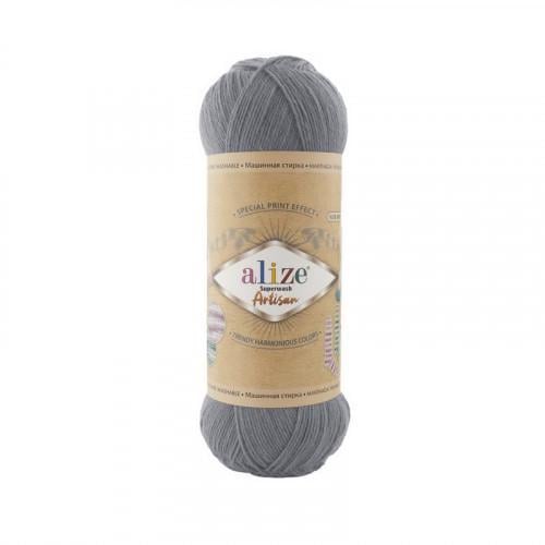 Пряжа Alize Superwash Artisan №836 Серый