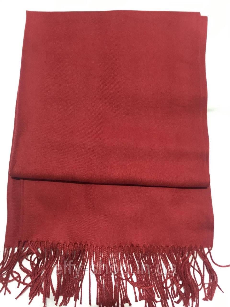Шарф женский кашемировый Красный (ШарфКаш58)