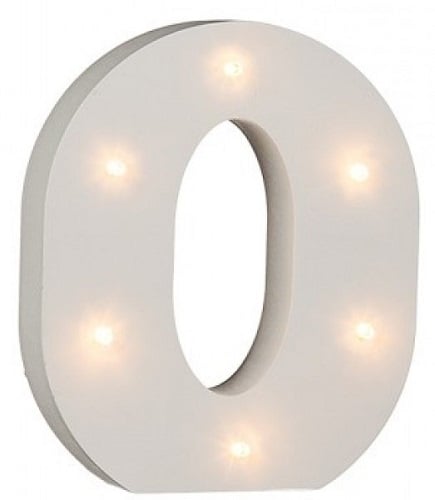 Буква OOTB О декоративная с LED подсветкой