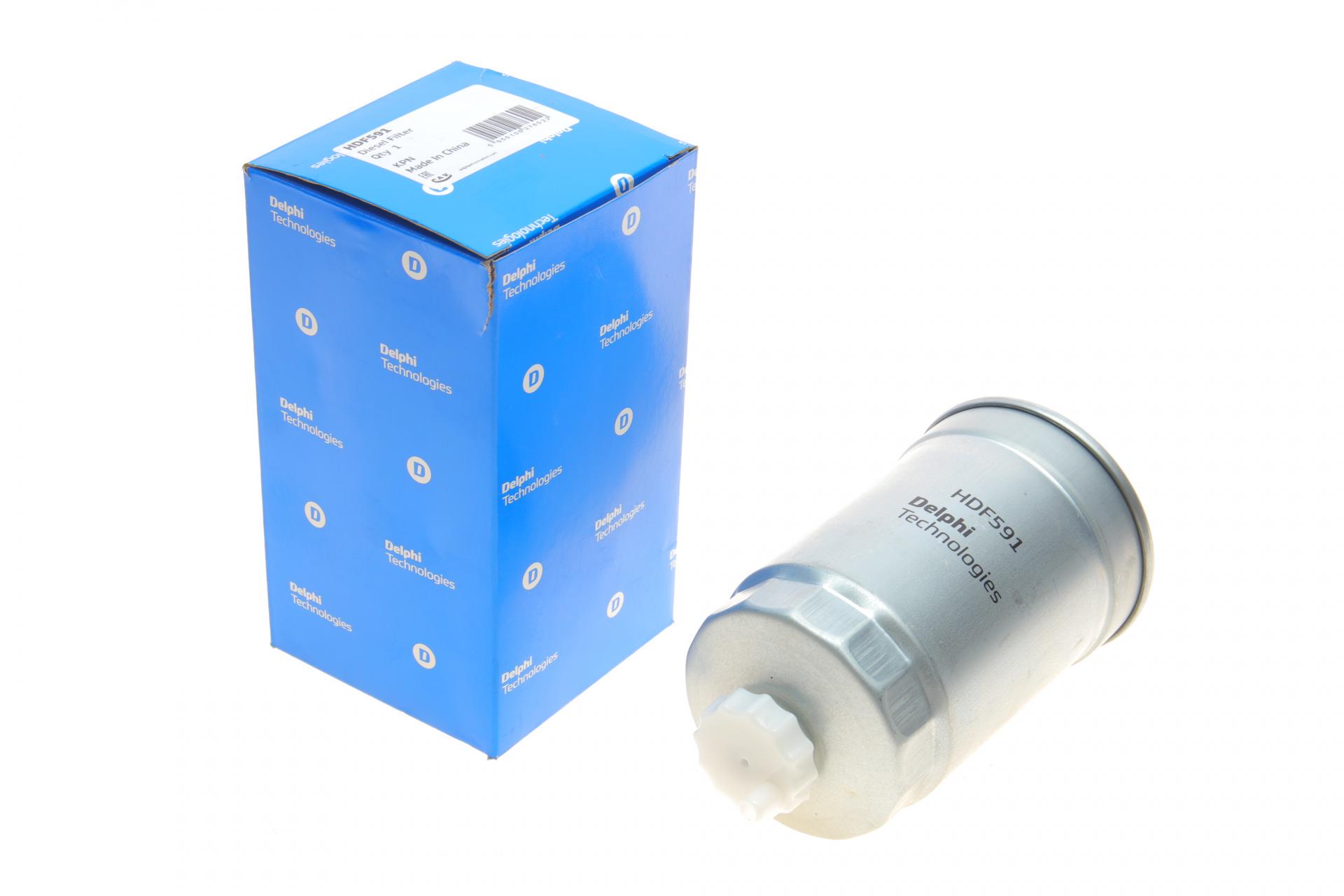 Фильтр топливный DELPHI для Hyundai Accent 1,5CRDI 02-06/Santa Fe 2,0/2,2CRDI 03,06-08,06 (HDF591)