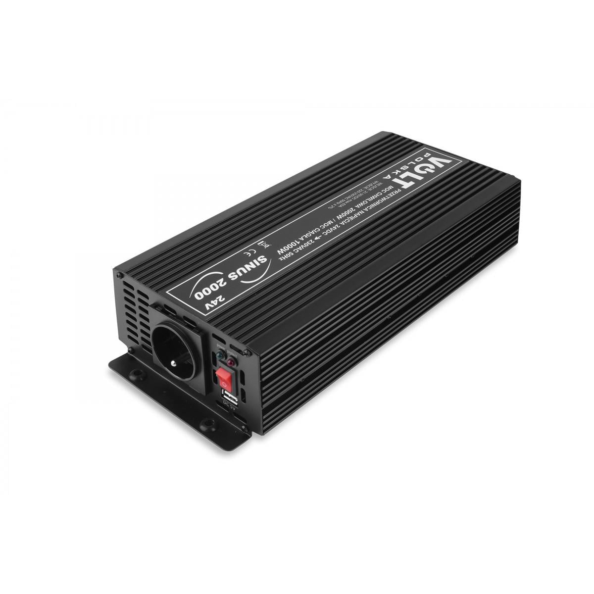 Преобразователь напряжения Volt Polska Sinus 2000 24/230V 1000/2000W (3SIP200024)