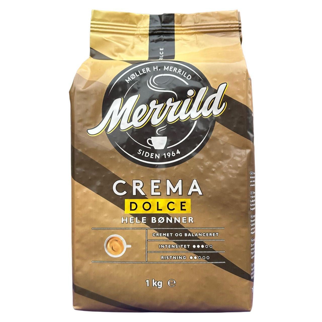 Кава в зернах Lavazza Merrild Crema Dolce 1 кг (13346080)