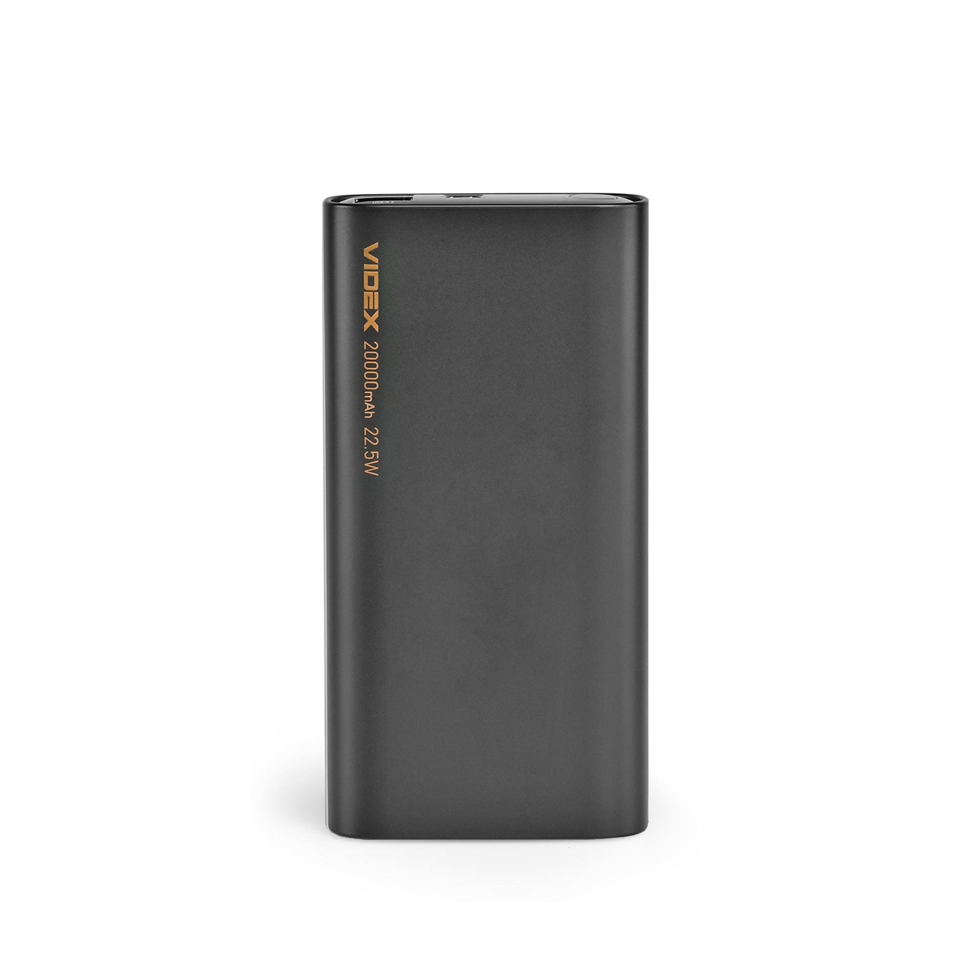 Повербанк Videx VPB-320 22,5W 20000 mAh Black - фото 6 Повербанк Videx VPB-320 22,5W 20000 mAh Black - фото 6