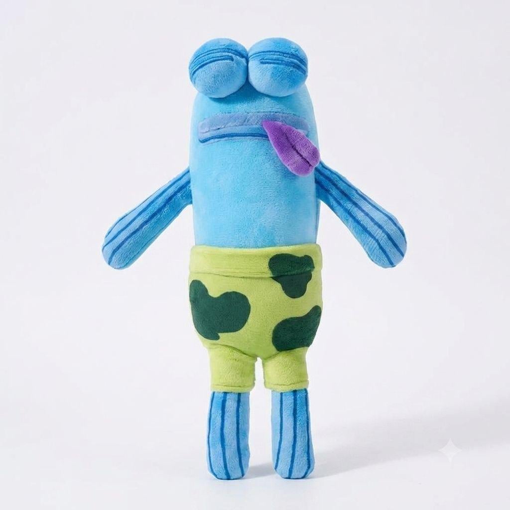 М’яка іграшка брелок персонаж Flat Fish Bikini Bottom з Губка Боб Квадратні Штани (37297303)