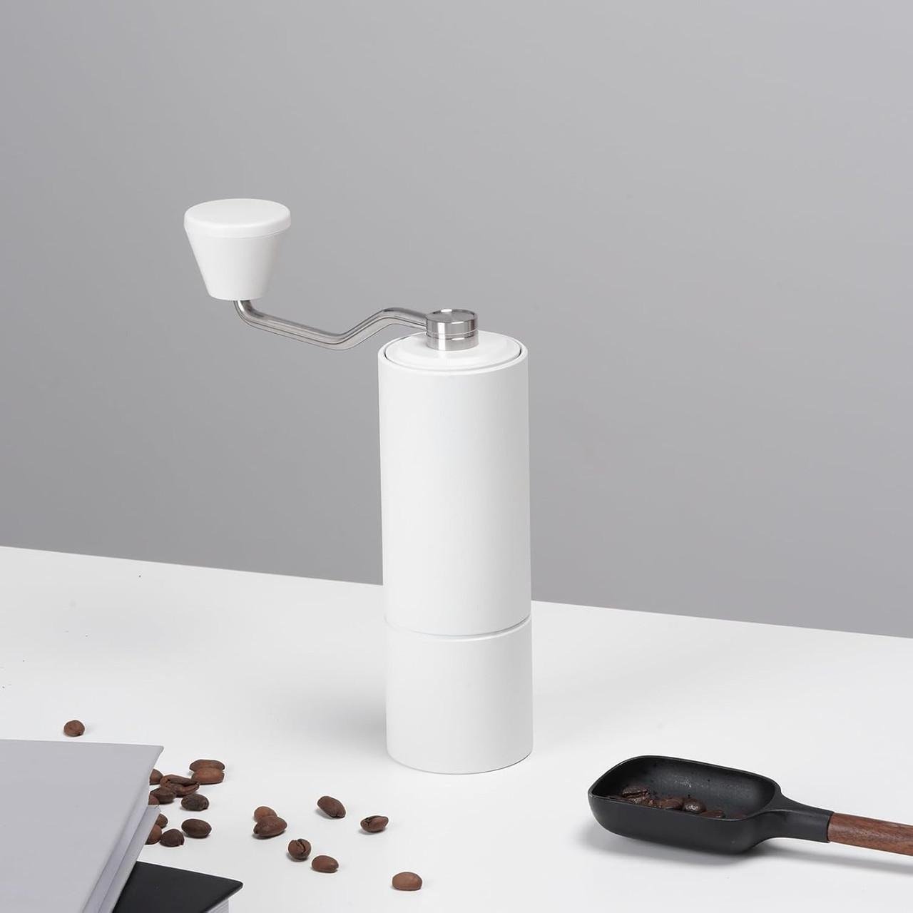 Кофемолка ручная Timemore Chestnut C3 с регулировкой помола со стальными жерновами Matte White (S2C660) - фото 7