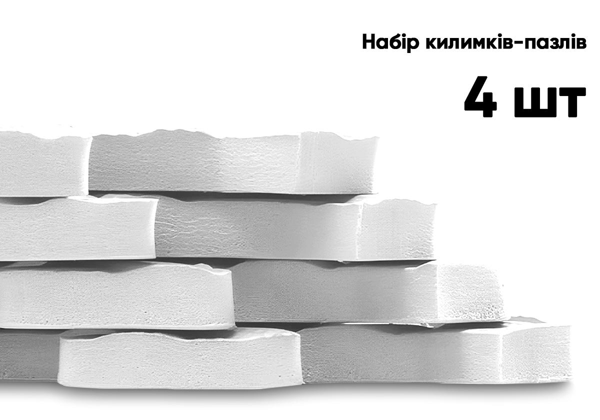 Татами мат-пазл EasyFit SwallowTail Хвост ласточки 4 шт./60х60х1 см Белый (EF-1950-W) - фото 3 Татами мат-пазл EasyFit SwallowTail Хвост ласточки 4 шт./60х60х1 см Белый (EF-1950-W) - фото 3